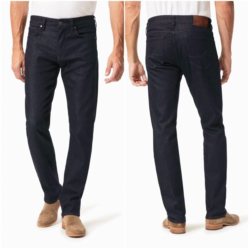 NWT 34 Heritage Courage Straight Leg Stretch Jeans Dark Wash Men Size 40x34 (J5)